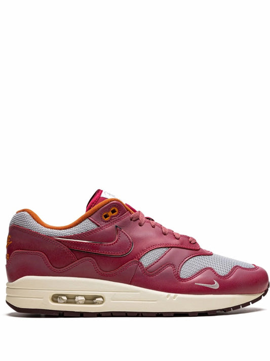 Nike Air Max 1  x "Patta" (Rush Maroon) White Bracelet