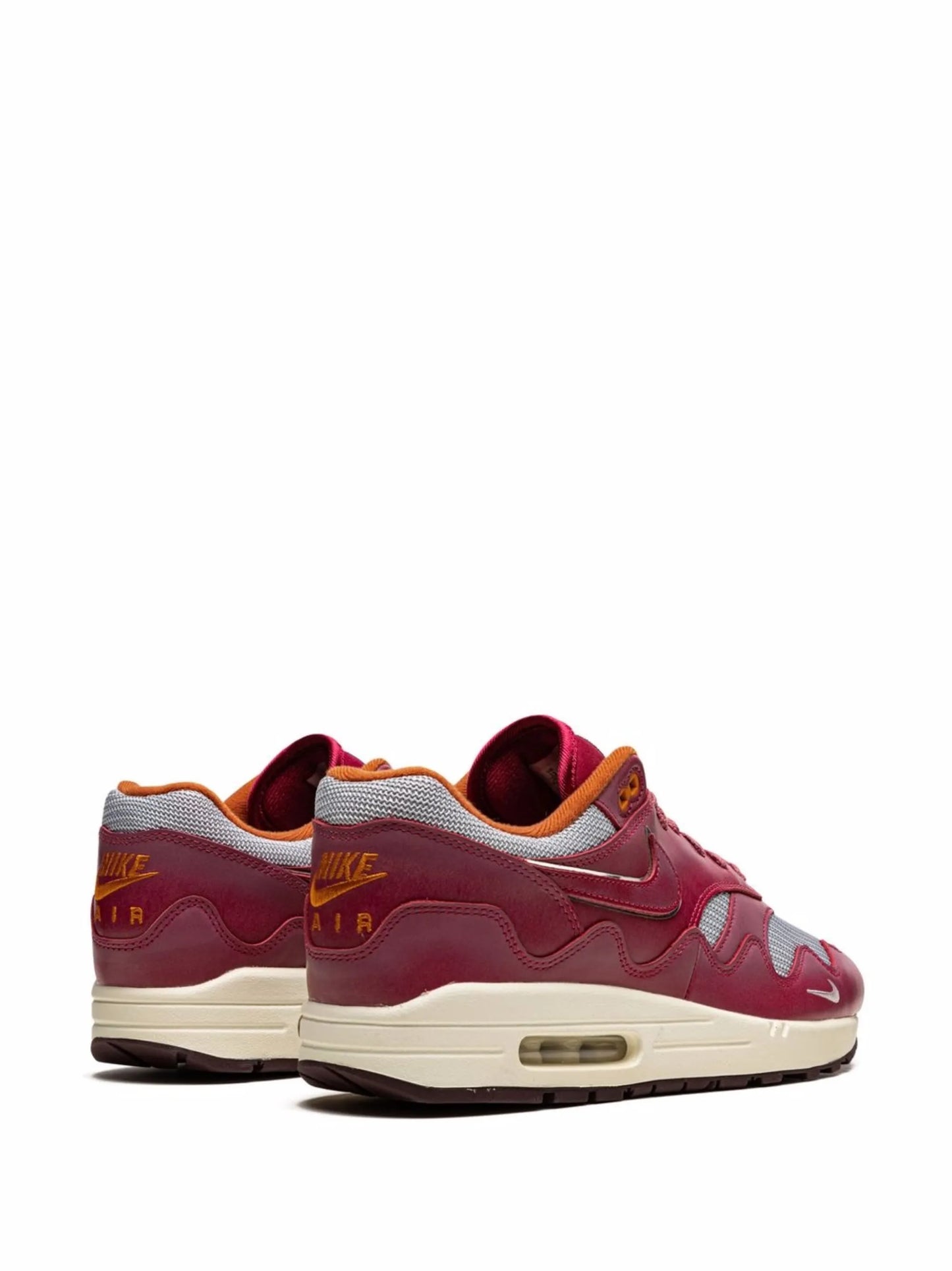 Nike Air Max 1  x "Patta" (Rush Maroon) White Bracelet