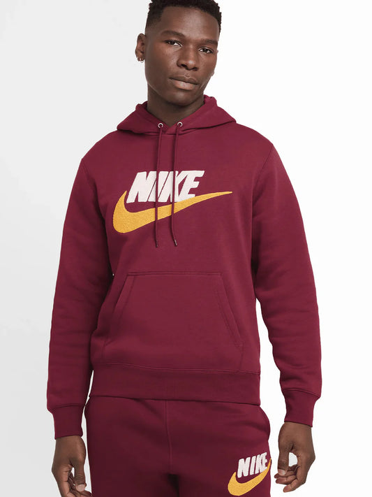 Felpa Nike Club Fleece (LOGO PELUCHE) red